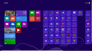 Die Kacheloberfläche des Startbildschirm in Windows 8 nennt sich Modern UI