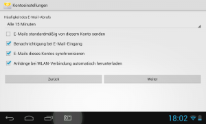 Google Konto in Android Tablet einrichten